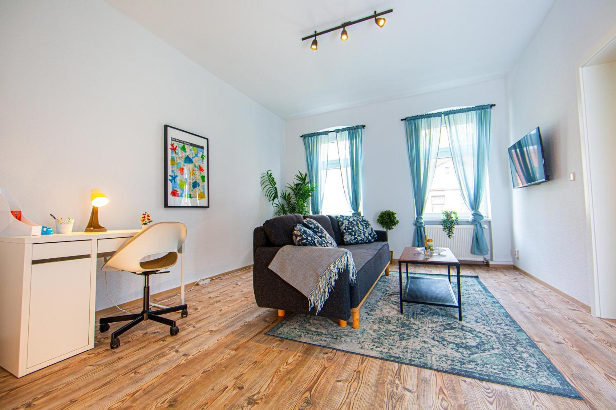 Grossraum-Apartments Mit 2Sz, Wz, Kueche, Smart-Tv, Parken, Etc Erfurt Cameră foto