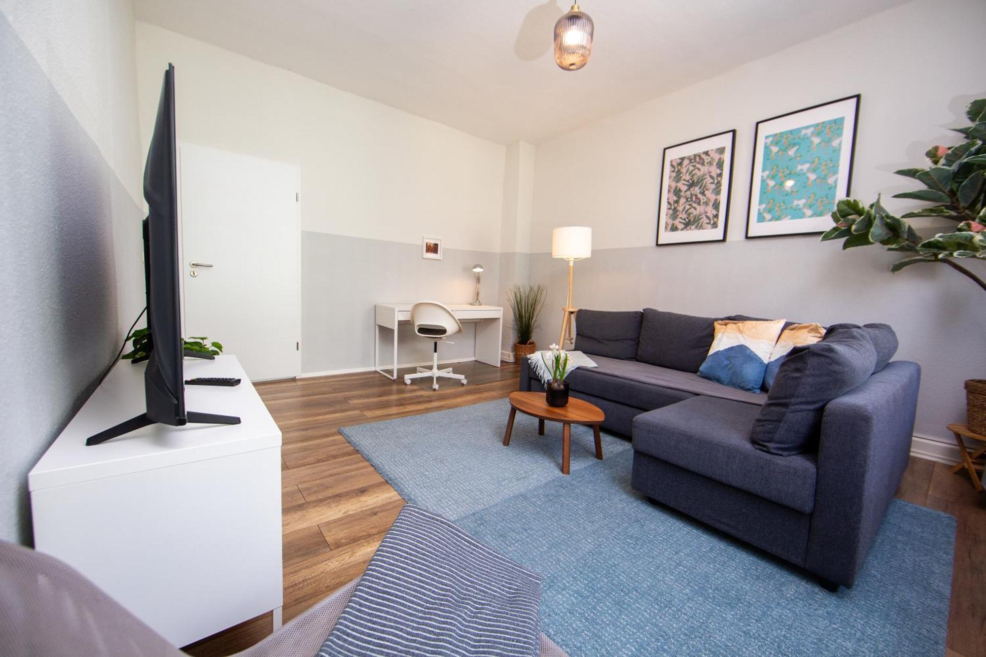 Grossraum-Apartments Mit 2Sz, Wz, Kueche, Smart-Tv, Parken, Etc Erfurt Cameră foto