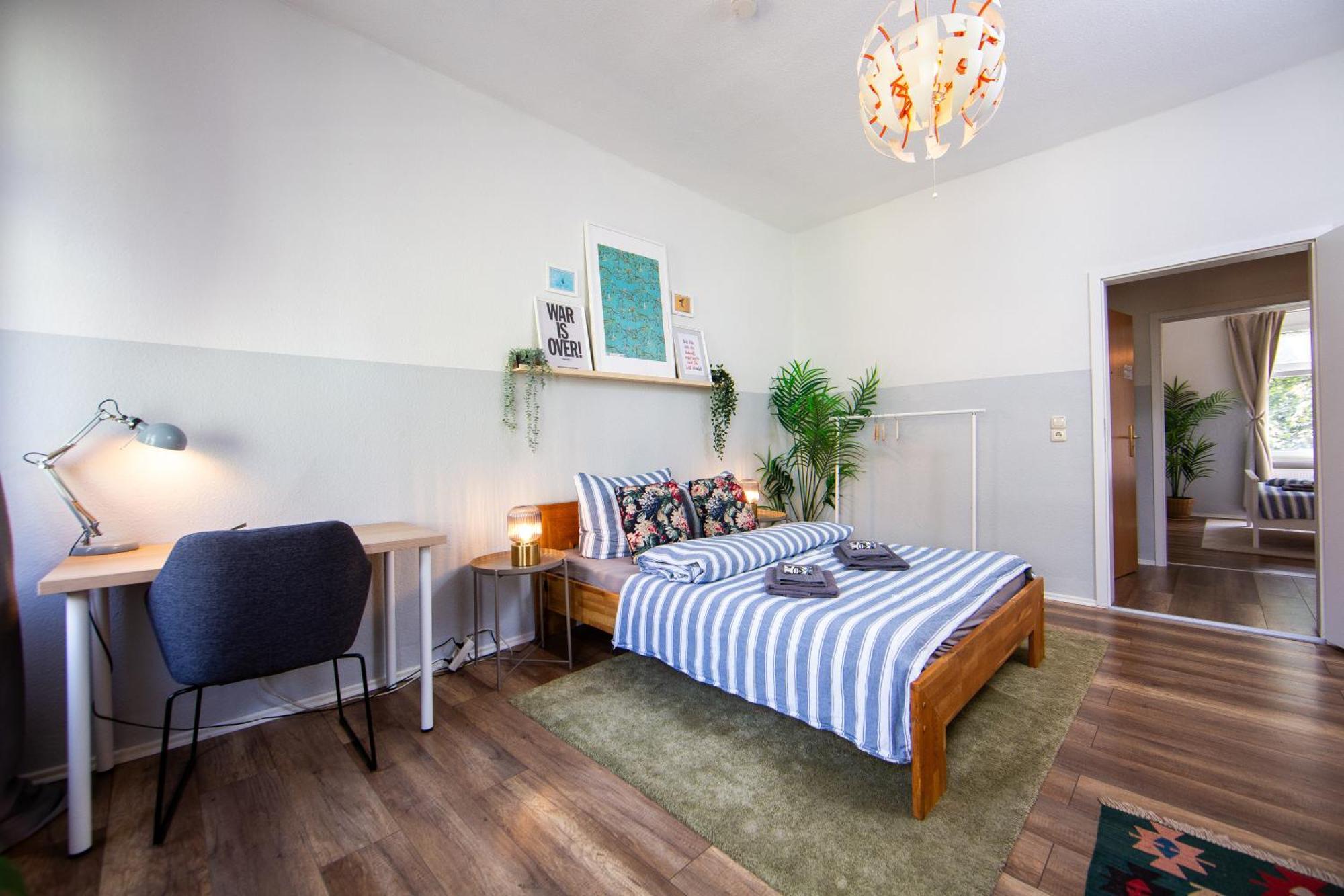 Grossraum-Apartments Mit 2Sz, Wz, Kueche, Smart-Tv, Parken, Etc Erfurt Cameră foto